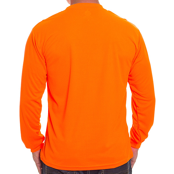 orange long sleeve dri fit