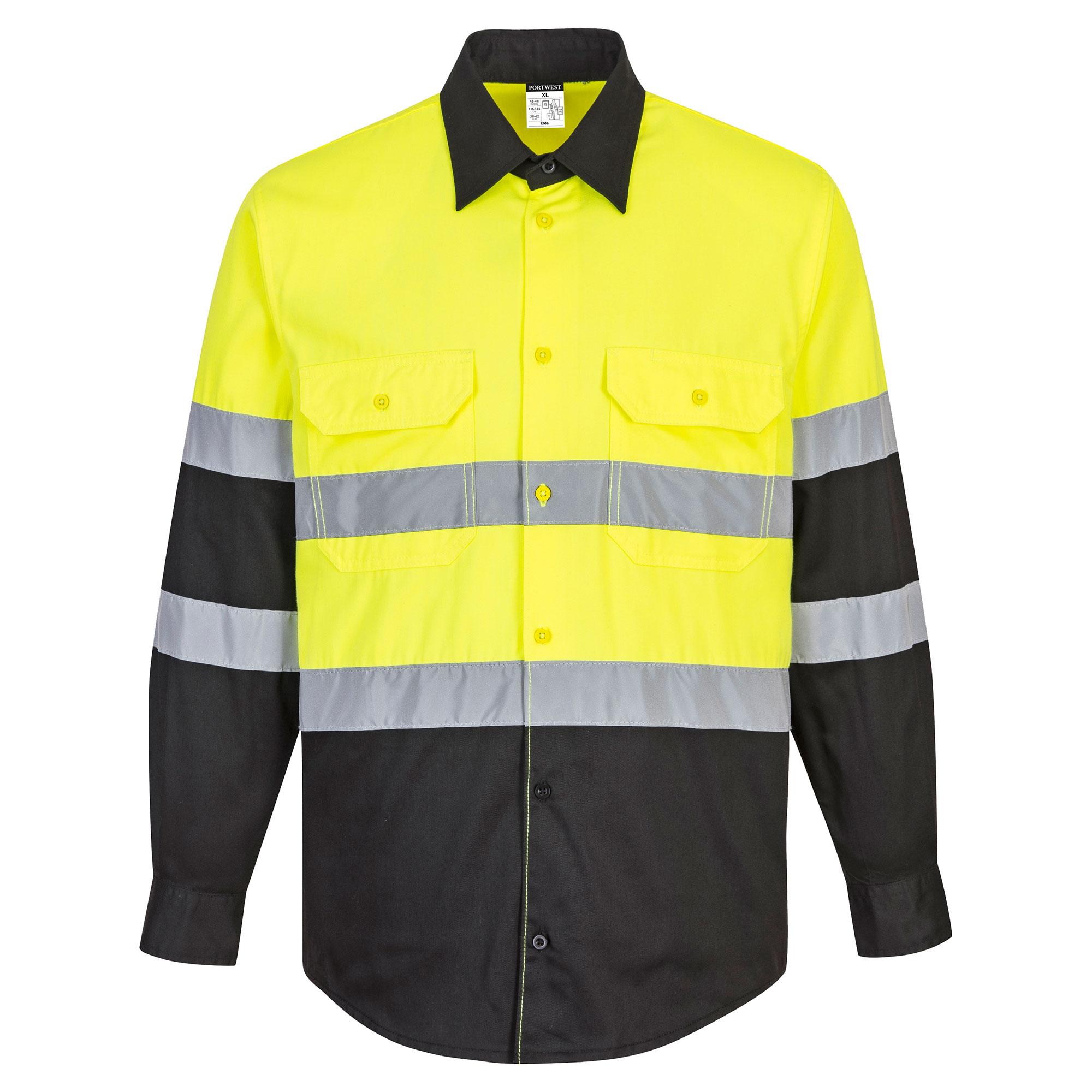 Portwest Class 2 Two-Tone Long Sleeve Work Shirt