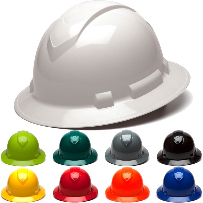 different hard hat styles